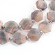 1 Strand Multi Fluorite Faceted  Briolettes - Fluorite Hexagon Shape Briolettes 8mmx10mm-14mmx15mm 8 Inches BR2247