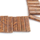 1 Strand Tiger Jasper Smooth Rectangle Briolettes  - Smooth Baguette Briolettes 24mmx9mm -35mmx9mm 10 Inches BR2246