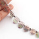 1 Strands Multi Fluorite Faceted  Briolettes - Fancy Shape Briolettes 9mx8mm-15mmx10mm  8.5 Inches BR2285