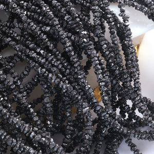 1 Strand Black Diamond Nuggets, Tiny Rough Chips Beads, Diamond Raw, Black Diamond Gemstone, 2mm-3mm,Jewelry Making,Wholesale Price  SB015 - Tucson Beads