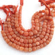 1 Strand Red Aventurine  Faceted  Cubes Shape Briolettes  -Semi Precious  Briolettes Beads 7mm-12mm -8 Inches BR02176