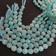 1 Strand Amazonite Faceted Coin Shape Briolettes  -Semi Precious  Briolettes Beads 11mm-16mm -7.5 Inches BR02162