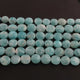 1 Strand Amazonite Faceted Coin Shape Briolettes  -Semi Precious  Briolettes Beads 11mm-16mm -7.5 Inches BR02162