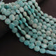 1 Strand Amazonite Faceted Coin Shape Briolettes  -Semi Precious  Briolettes Beads 11mm-16mm -7.5 Inches BR02162