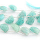 1 Strand Amazonite Faceted " D" Shape Briolettes  -Semi Precious  Briolettes Beads 18mmX12-16mmX11mm -9 Inches BR02163