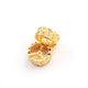 1 Pc Pave Diamond 12mm Spacer, Rondelles- 925 Sterling Silver & Yellow Gold Vermeil Wheel Beads  PDC00482 - Tucson Beads