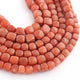 1 Strand Red Aventurine  Faceted  Cubes Shape Briolettes  -Semi Precious  Briolettes Beads 8mm-11mm -8 Inches BR02182