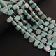 1 Strand Amazonite Faceted Pentagon Shape Briolettes  -Semi Precious  Briolettes Beads 11mmx7mm -17mmx11mm -7.5 Inches BR01761