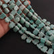 1 Strand Amazonite Faceted Pentagon Shape Briolettes  -Semi Precious  Briolettes Beads 11mmx7mm -17mmx11mm -7.5 Inches BR01761