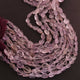 1 Strand Pink Amethyst  Faceted Nuggets Shape Briolettes  -Semi Precious  Briolettes Beads 7mmx6mm-15mmx10mm -9 Inches BR01766