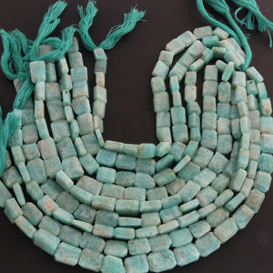 1 Strand Amazonite Faceted Nuggets Shape Briolettes -Semi Precious  Briolettes Beads 10mmx7mm -14mmx10mm-10 Inches BR01765