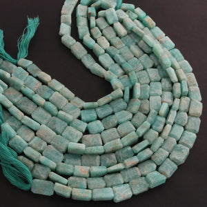 1 Strand Amazonite Faceted Nuggets Shape Briolettes -Semi Precious  Briolettes Beads 10mmx7mm -14mmx10mm-10 Inches BR01765