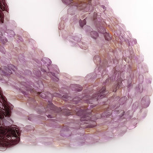 1 Strand Ametrine Faceted Nuggets Shape Briolettes  -Semi Precious  Briolettes Beads 7mmx6mm -13mmx9mm -9 Inches BR01764