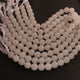 1 Strand White Chalcedony Smooth Balls Briolettes-Semi Precious Gemstone Beads- 11mm-12mm 8 Inches BR03722