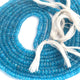 1 Long Strand Neon Apatite Smooth Rondelles -Semi Precious Gemstone Neon Apatite Roundelles Beads- 3mm-6mm 14 Inches BR03712