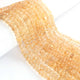 1 Long Strand Citrine Faceted Rondelles -Semi Precious Gemstone Citrine Roundelles Beads- 4mm-10mm 16 Inches BR03709