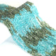 1 Long Strand Shaded Neon Apatite Smooth Oval Briolettes -Semi Precious Gemstone Beads- 6mmx5mm -7mmx5mm 14 Inches BR03707