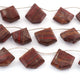 1   Strand  Brown Jesper Faceted Briolettes - Hexagon Shape Briolettes -18mmx19mm- 27mmx24mm - 9 Inches br03608 - Tucson Beads