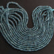 1 Long Strand Apatite Smooth Rondelles -Semi Precious Gemstone Apatite Roundelles Beads- 2mm-5mm 16 Inches BR03708