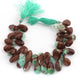 1 Strand Bio Chrysoprase  Faceted  Briolettes - Pear  Shape Briolettes 8 inch 21mmx11mm-16mmx12mm BR3201 - Tucson Beads