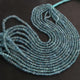 1 Long Strand Apatite Smooth Rondelles -Semi Precious Gemstone Apatite Roundelles Beads- 2mm-5mm 16 Inches BR03708