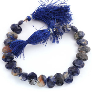 1  Strand Sodalite Faceted Briolettes  -Oval Shape  Briolettes  -11mmx5mm -8 Inches BR03531 - Tucson Beads