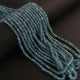 1 Long Strand Apatite Smooth Rondelles -Semi Precious Gemstone Apatite Roundelles Beads- 2mm-5mm 16 Inches BR03708