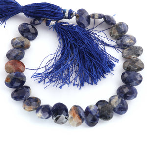 1  Strand Sodalite Faceted Briolettes  -Oval Shape  Briolettes  -11mmx5mm -8 Inches BR03531 - Tucson Beads