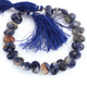 1  Strand Sodalite Faceted Briolettes  -Oval Shape  Briolettes  -11mmx5mm -8 Inches BR03531 - Tucson Beads