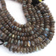 1 Strand Labradorite Faceted Rondelles -Semi Precious Gemstone Labradorite  Roundelles Beads- 8mm-15mm 8 Inches BR03720