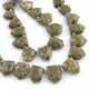 1   Strand  Vessonite Faceted Briolettes - Pentagon Shape Briolettes -12mmx11mm- 18mmx15mm - 8.5 Inches br03607 - Tucson Beads