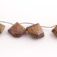 1  Strand Brown Jasper Faceted Briolettes  - Fancy  Briolettes  -18mmx21mm-21mmx23mm  8.5 Inches BR2606 - Tucson Beads