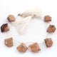 1   Strand  Brown Jesper Faceted Briolettes - Fancy Shape Briolettes -22mmx26mm-  - 9 Inches br684 - Tucson Beads