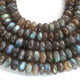 1 Strand Labradorite Faceted Rondelles -Semi Precious Gemstone Labradorite  Roundelles Beads- 8mm-13mm 8 Inches BR03716