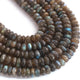 1 Strand Labradorite Faceted Rondelles -Semi Precious Gemstone Labradorite  Roundelles Beads- 8mm-13mm 8 Inches BR03716