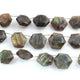 1   Strand  Labradorite Faceted Briolettes - Hexagon Shape Briolettes - 13mmx12mm -19mmx18mm- 9 Inches br03623 - Tucson Beads