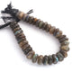 1  Strand  Labradorite Faceted Rondelles -Semi Precious Gemstone Labradorite  Roundelles Beads -14mm-16mm - 9 Inches BR3902