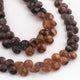 1  Strand Shaded Chocolate Moonstone  Faceted Briolettes -Heart Shape  Briolettes 6mm-9mm-10 Inches BR03624 - Tucson Beads