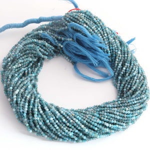 AAA Neon Apatite Micro Faceted 2mm  Beads - RB228