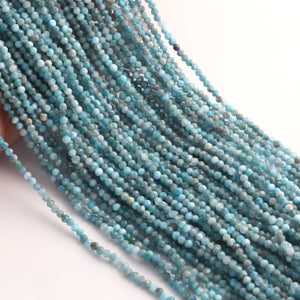 AAA Neon Apatite Micro Faceted 2mm  Beads - RB228