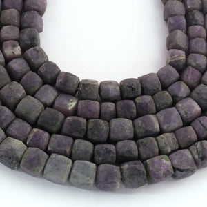 1  Strand Sugilite Faceted Briolettes - Cube Shape Briolettes - 6mm-8mm - 9.5 Inches BR03631 - Tucson Beads