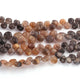 1  Strand Golden Shine  Faceted Briolettes - Heart Shape  Briolettes  7mm-8mm - 10 Inches BR03630 - Tucson Beads