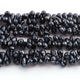 1 Strands AAA Quality Black Spinel Silver Cocated Faceted Tear Briolettes-  10mmx6mm-8 Inch BR03629 - Tucson Beads