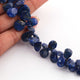 1  Strand Lapis Faceted Briolettes -Pear Shape Briolettes -13mmx11mm-  7.5 Inches BR089 - Tucson Beads