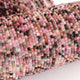 1 Strand Multi Tourmaline  2mm Gemstone Balls, Semiprecious beads 13 Inches Long- Faceted Gemstone Jewelry RB0017 - Tucson Beads