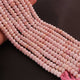 1  Strand Pink Opal  Faceted Rondelles  4mm-8mm-13 Inches - BR03632 - Tucson Beads