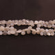 1  Strand White  Moon Stone Faceted  Briolettes - Heart Shape  Briolettes  -14mmx9mm- 9 Inches BR3623 - Tucson Beads