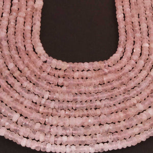 1 Strand Morganite Faceted Rondelle Shape Gemstone Beads,Natural Beads, Faceted Beads 5mm-6mm 13 Inches BR4184 - Tucson Beads