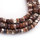 1  Strand  Leopard Jespar Faceted Rondelles  -Gemstone   Rondelles- 7mm-11mm-13- Inches BR003544 - Tucson Beads