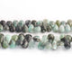 1 Strands Shaded Emerald Faceted Pear Briolettes- Semi Precious Gemstone Shaded Emerald Pear Beads 7mmx6mm-11mmx7mm 8 Inches BR02521